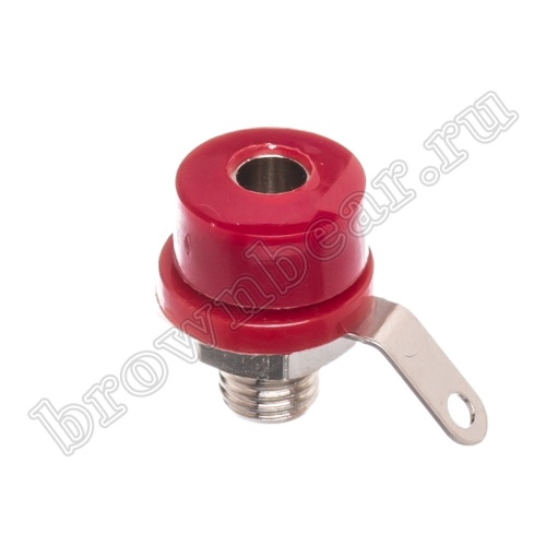 Клемма приборная для разъема Banana, тип 10 (гнездо), красная BP-10R фото 7