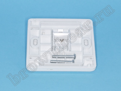 Рамка 80х80мм под 1 Keystone, со шторкой  фото 3