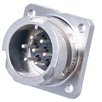 Разъем Amphenol серии 97B, ACA-B, 7 контактов, вилка на блок, тип 16S, байонет 97B3102E-16S-1P(A23)