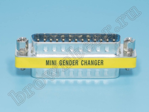 Переходник мини D-SUB 25 вилка - D-SUB 25 вилка GCM-25MM фото 4