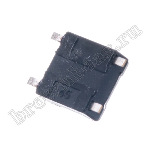Кнопка тактовая влагозащищенная SMD, 6х6 мм, h=4.3 мм, 4 контакта фото 3