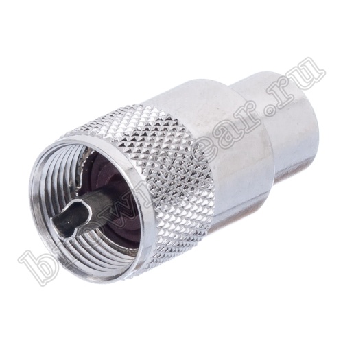 Разъем UHF вилка на кабель RG-8, накручивающийся UHF-U8