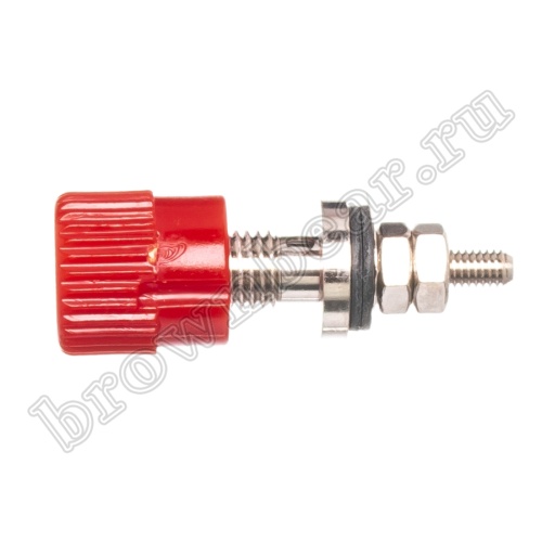 Клемма приборная для разъема Banana, тип 3 (гнездо), красная BP-3R фото 8