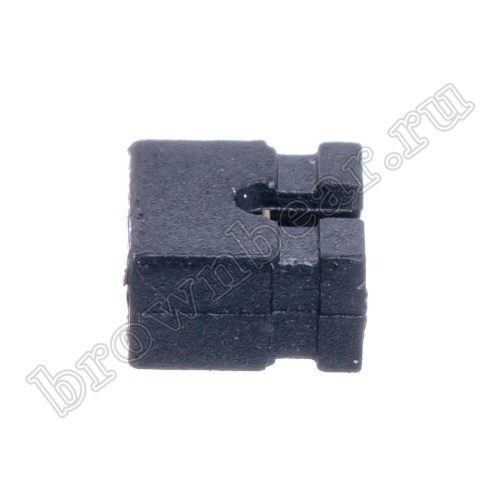 Джампер-перемычка 4.5 мм, шаг 2.54 мм, открытый, 2 контакта фото 5