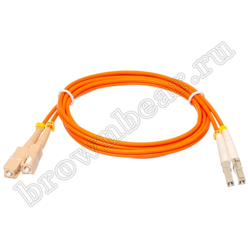 LC-SC патч-корд многомодовый 50/125 1м (Duplex)  фото 2
