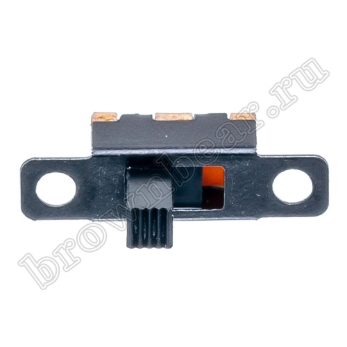 Движковый переключатель мини 3 контакта, тип 5/3, без резьбы, L=5мм SS-5/2-3 фото 5