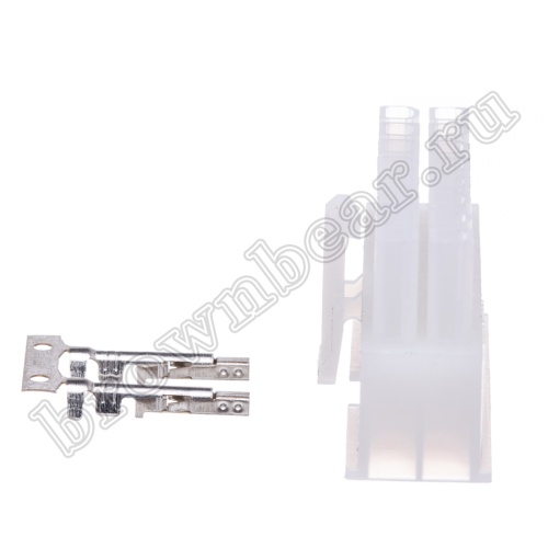 Разъем питания Mini-Fit 16 контактов, гнездо на кабель, шаг 4,2мм MF-16F фото 7