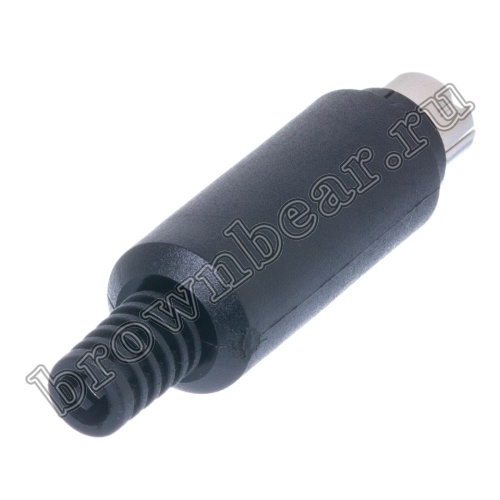 Вилка mini DIN 6 контактов на кабель MDN-6M фото 4