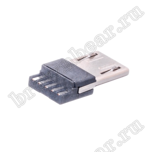 Разъем micro USB, вилка на кабель без корпуса, 5 контактов USB/Mc-SP/2 фото 5