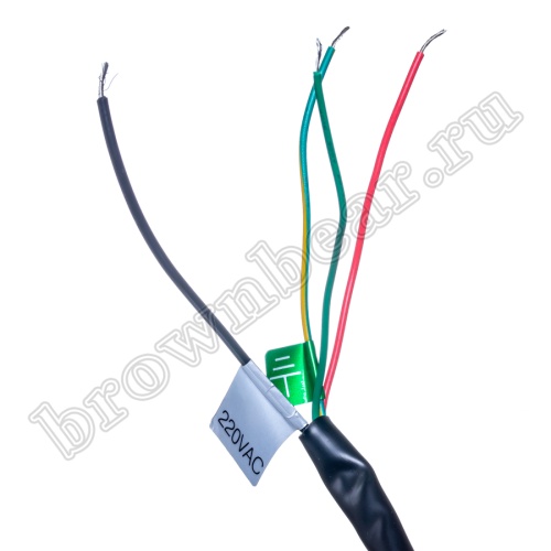 Cветосигнальная колонна (маячок) 2-х секционная, 220В, d 50 мм, красный, зеленый фото 2