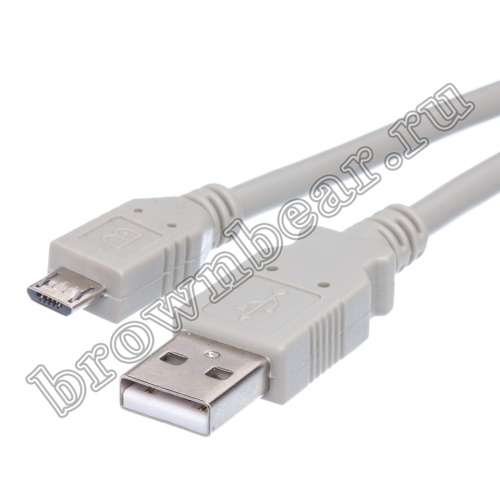 Кабель интерфейсный USB, type А - type micro USB, вилка - вилка, с ферритовым кольцом, 1.8 метра фото 2