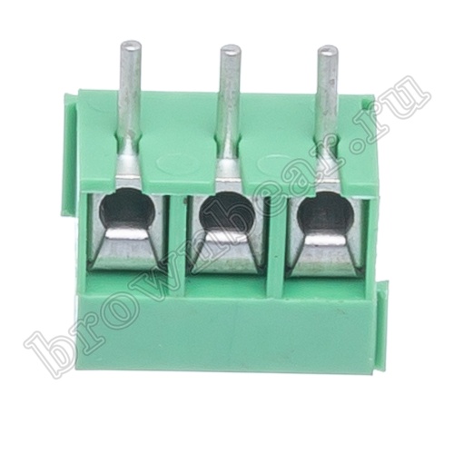 Клеммник винтовой на плату, 3 контакта, 3.5 мм TB-09B фото 6