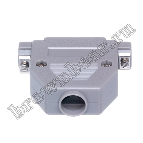 Корпус разъема D-SUB  25 контактов, серый DP-25C-G фото 4