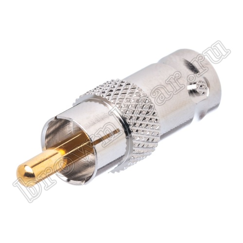 Переходник BNC гнездо - RCA штекер BNCJ/RCAP