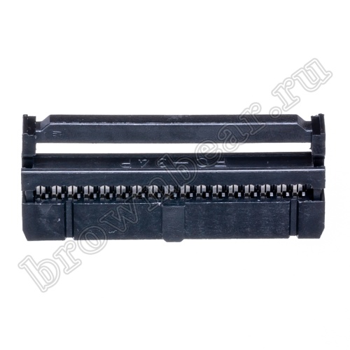 Разъем IDC 2х17 розетка на плоский кабель, шаг 2.54мм IDC-34 фото 5