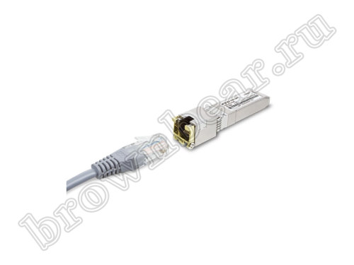 MTB-RJ Модуль SFP+ 10Гб/с, коннектор RJ-45, mini GBIC, 100м фото 3