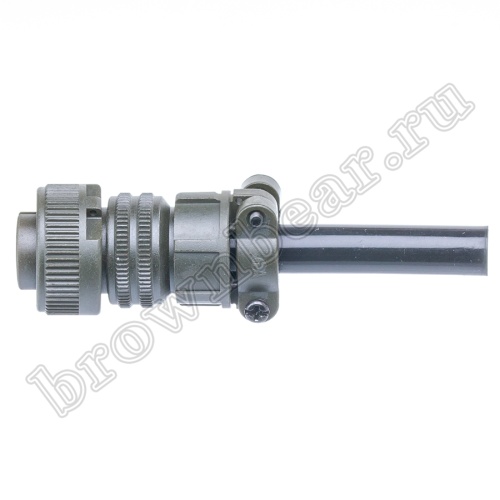 Разъём промышленный круглый MIL-5015 серии MS 6 контактов, гнездо на кабель фото 3