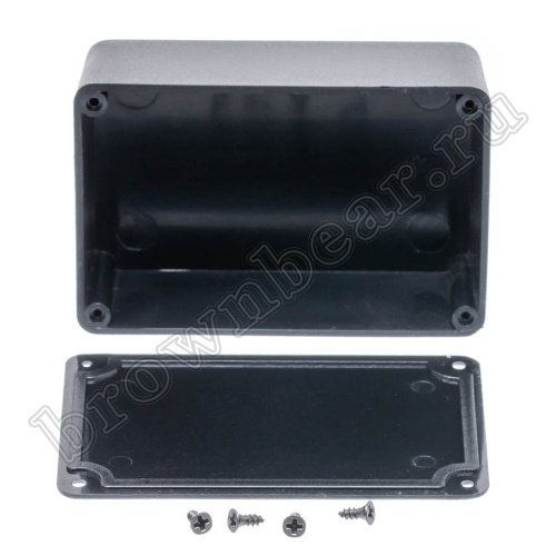 Корпус для РЭА пластиковый 76 х 50 х 27 мм, черный фото 3