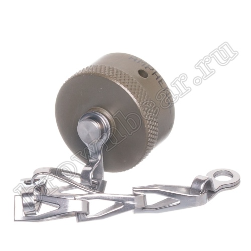 Заглушка Amphenol серии 62IN для разъема тип 12, внутренний байонет 62IN-738-12 фото 3