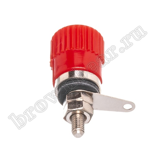 Клемма приборная для разъема Banana, тип 3 (гнездо), красная BP-3R фото 5