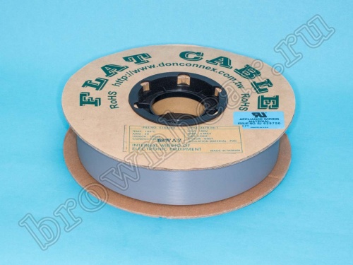 Кабель плоский, шлейф 68 проводников, шаг 0.635 мм фото 3