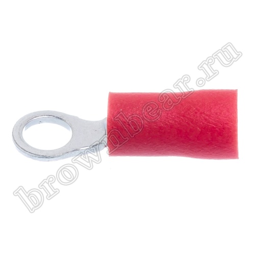 Клемма кольцевая обжимная тип "O" 3.7 мм, на провод 0.25 - 1.5 мм², изолированная, кратно 100шт. TRI-1.25-3 фото 5