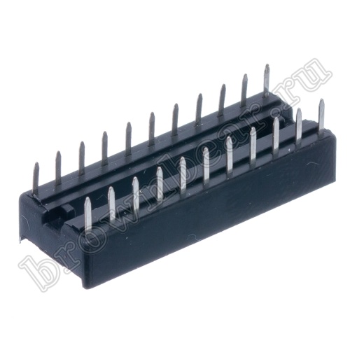 Панелька для микросхем DIP 22, кратно 22 шт. фото 4