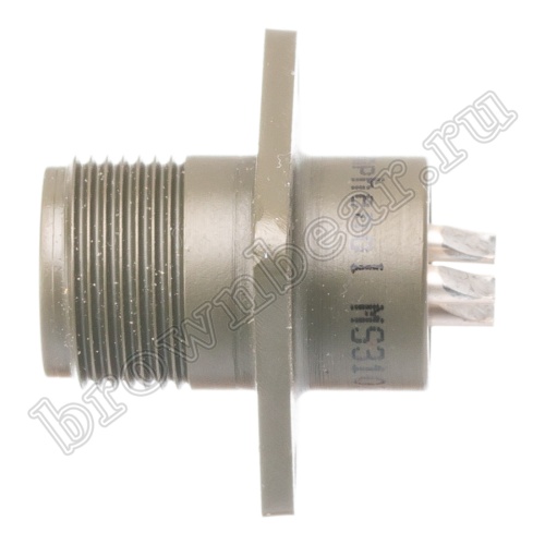 Разъём Amphenol серии MS, 3 контакта, вилка на блок, тип 10SL, резьбовой MS3102E-10SL-3P фото 2