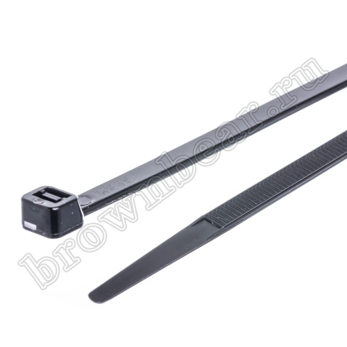 Стяжка (хомут) нейлоновая 300 х 4.8 мм, UV защита, черная, упаковка 100 шт. CV-300SW-UV фото 4