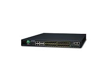 SGS-6341-16S8C4XR Управляемый L3 стекируемый коммутатор Planet, 16 портов SFP 100/1000Мбит/с, 8 портов TP/SFP 1000Мбит/с, 4 порта SFP+ 10Гб/с, с резервным питанием