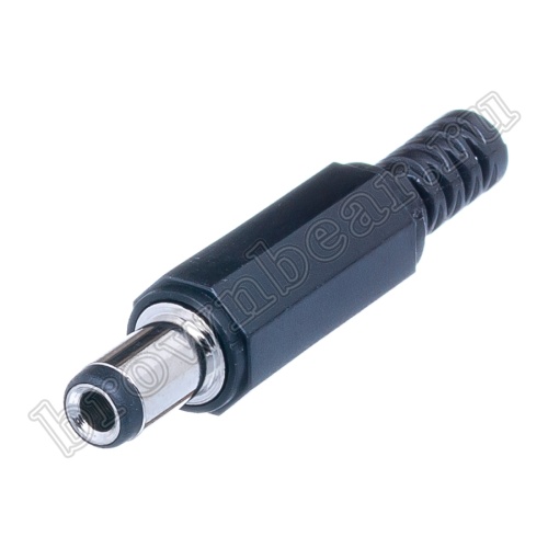 Разъем питания DC штекер 3.1 х 6.3 мм, на кабель c амортизатором DJK-11J