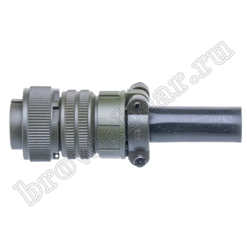 Разъём промышленный круглый MIL-5015 серии MS 17 контактов, гнездо на кабель фото 3