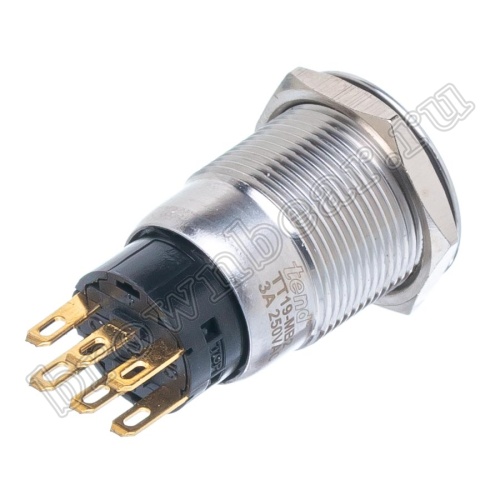 Кнопка управления герметичная, без фиксации, d 22 мм, 2НР+2НЗ TT19MB2 фото 3