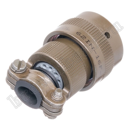 Разъём Amphenol серии 62IN, 14 контактов, вилка на кабель, тип 12, байонетный 62IN-16F-12-14P фото 4