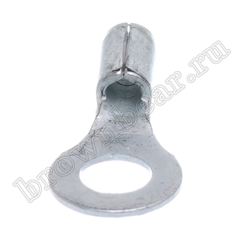 Клемма кольцевая обжимная тип "O" 4.0 мм, на провод 0.25 - 1.5 мм², неизолированная, кратно 100шт. TR-1.25-4S фото 3