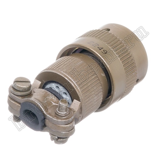 Разъём Amphenol серии 62IN, 8 контактов, вилка на кабель, тип 10,  байонетный 62IN-16F-10-8P фото 5