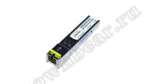 GPB-5324S-02CD Модуль SFP, 1Гб/с, WDM, разъем SC, SM, Tx:1550/Rx:1310 нм, DDM, 8 Дб, до 3 км