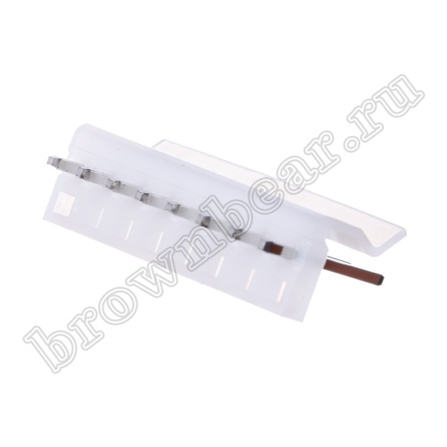 Разъем питания 8 контактов, вилка на плату, шаг 3.96 мм PWL-8 фото 7