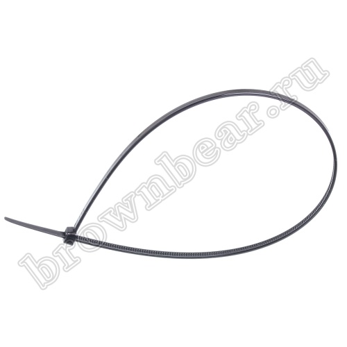 Стяжка (хомут) нейлоновая 330 x 3.6 мм, UV защита, черная, упаковка 100 шт. CV-330W-UV фото 2