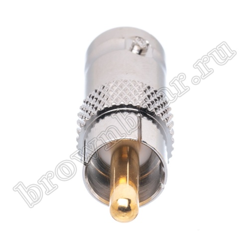 Переходник BNC гнездо - RCA штекер BNCJ/RCAP фото 3