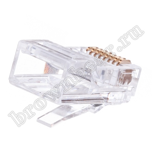 Разъём RJ-45 8P8C, для круглого многожильного кабеля TPR-8P8C фото 5