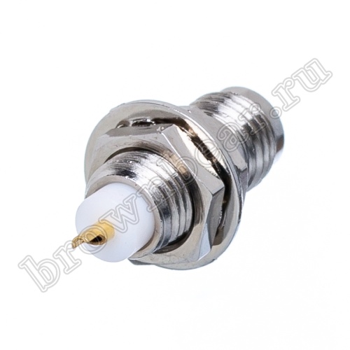 Разъем SMA гнездо на приборный блок, крепление гайка SMA-BJ фото 3