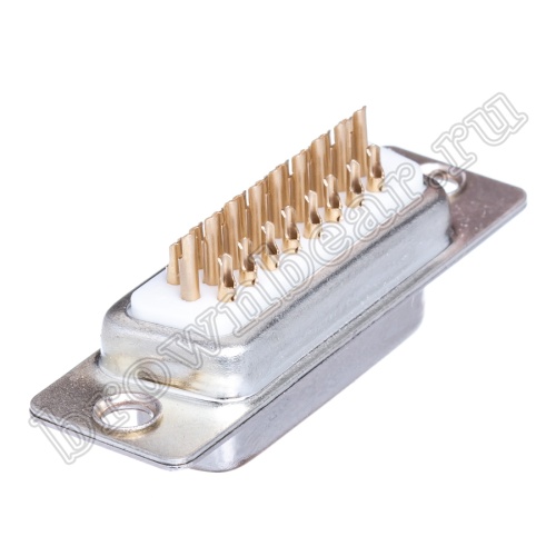 Разъем D-SUB  26 контактов высокой плотности, гнездо на кабель, пайка, тип 2 DHS-26F фото 7