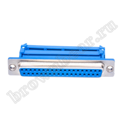 Разъем D-SUB  37 контактов, гнездо на плоский кабель, тип 2 DI-37F фото 3