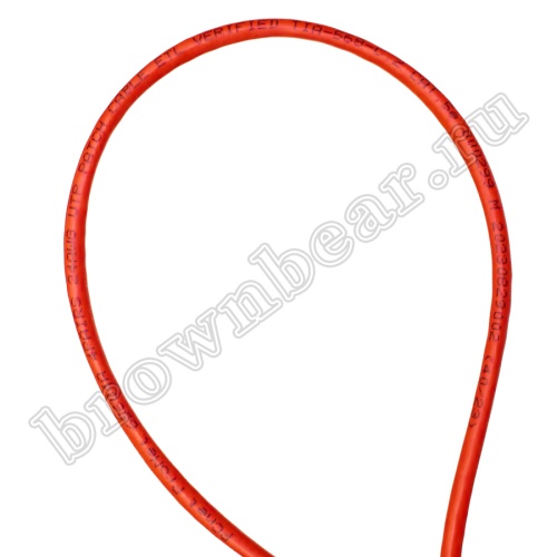 Кабель Витая пара, 4 пары, медный, 5е категория, многожильный, красный, PCnet, бухта 300м PCnet фото 4