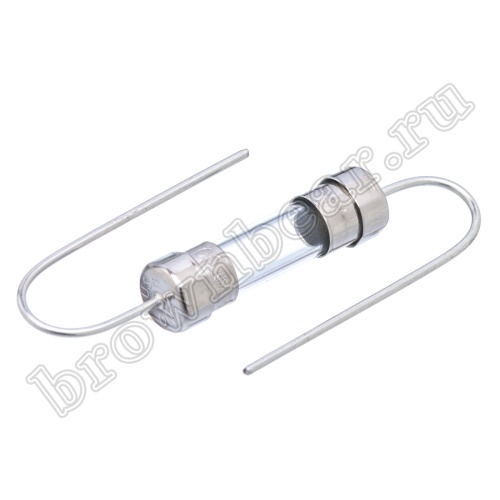 Предохранитель 5х20 мм, цилиндрический, стеклянный, быстрый, с выводами 0.25А/250В (GFP)