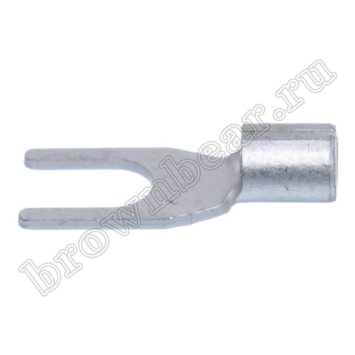 Клемма вилочная обжимная тип "U" 3.7 мм, на провод 1.5 - 2.5 мм², неизолированная, кратно 100шт. TY-2-3 фото 6