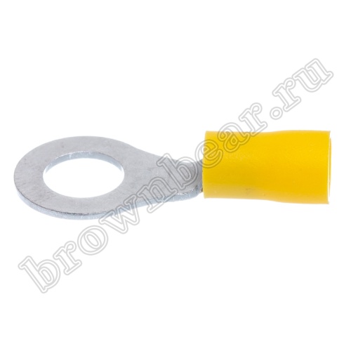 Клемма кольцевая обжимная тип "O" 8.4 мм, на провод 4.0 - 6.0 мм², изолированная, кратно 100шт. TRI-5.5-8 фото 2