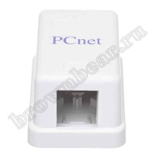 Корпус внешней розетки для 1 модуля keystone, PCnet  фото 5