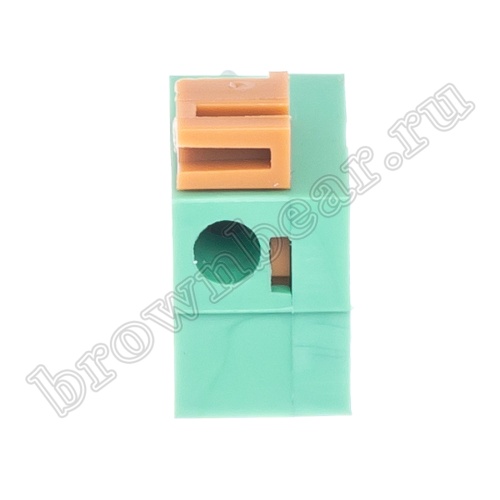 Клеммник нажимной на плату, 1 контакт, 5.08 мм TB-04 фото 2